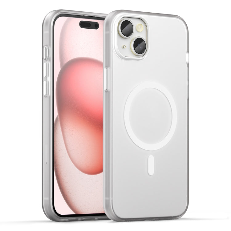 MagSafe Frosted Translucent TPU + PC Full Coverage Phone Case, For iPhone 16 Plus, For iPhone 16, For iPhone 15 Pro Max, For iPhone 15 Pro, For iPhone 15 Plus