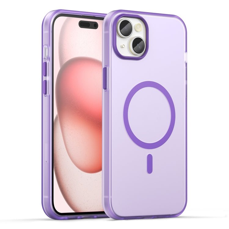 MagSafe Frosted Translucent TPU + PC Full Coverage Phone Case, For iPhone 16 Plus, For iPhone 16, For iPhone 15 Pro Max, For iPhone 15 Pro, For iPhone 15 Plus