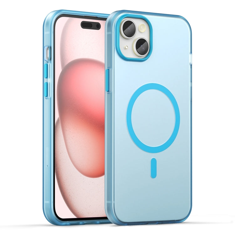 MagSafe Frosted Translucent TPU + PC Full Coverage Phone Case, For iPhone 16 Plus, For iPhone 16, For iPhone 15 Pro Max, For iPhone 15 Pro, For iPhone 15 Plus