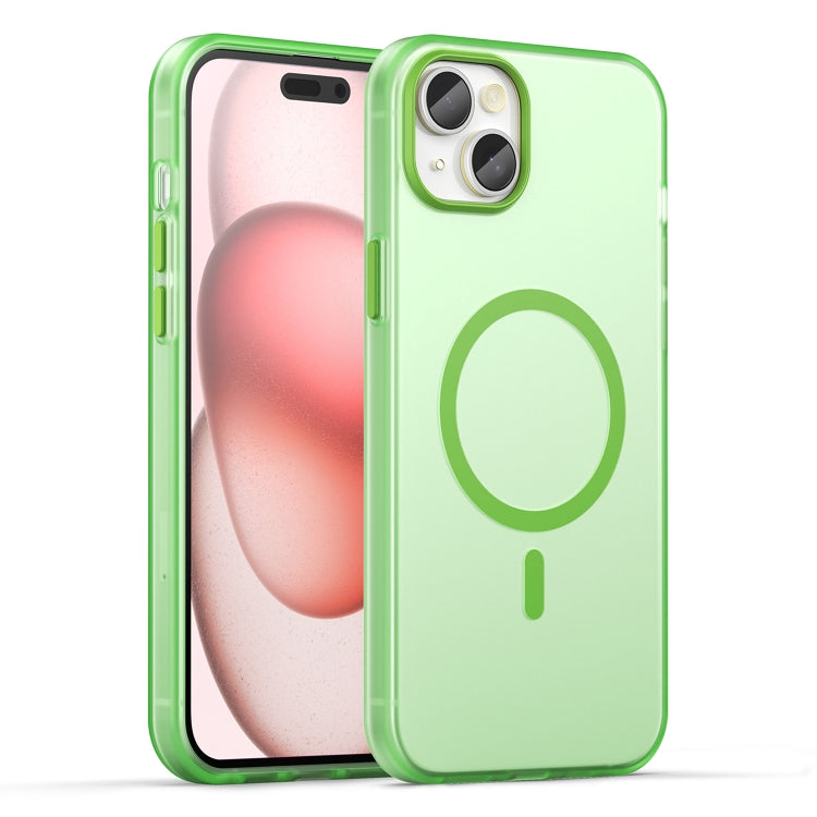 MagSafe Frosted Translucent TPU + PC Full Coverage Phone Case, For iPhone 16 Plus, For iPhone 16, For iPhone 15 Pro Max, For iPhone 15 Pro, For iPhone 15 Plus