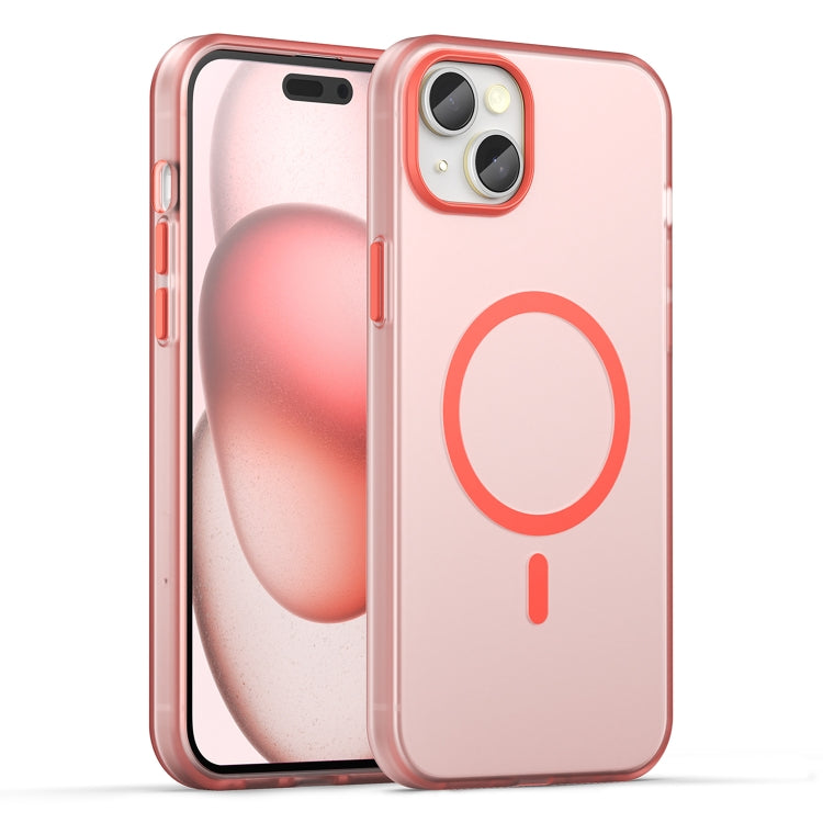 MagSafe Frosted Translucent TPU + PC Full Coverage Phone Case, For iPhone 16 Plus, For iPhone 16, For iPhone 15 Pro Max, For iPhone 15 Pro, For iPhone 15 Plus