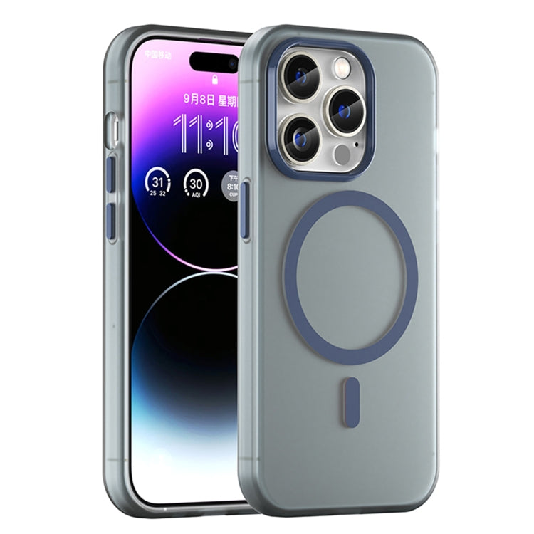 MagSafe Frosted Translucent TPU + PC Full Coverage Phone Case, For iPhone 15, For iPhone 14 Plus, For iPhone 14, For iPhone 14 Pro, For iPhone 14 Pro Max