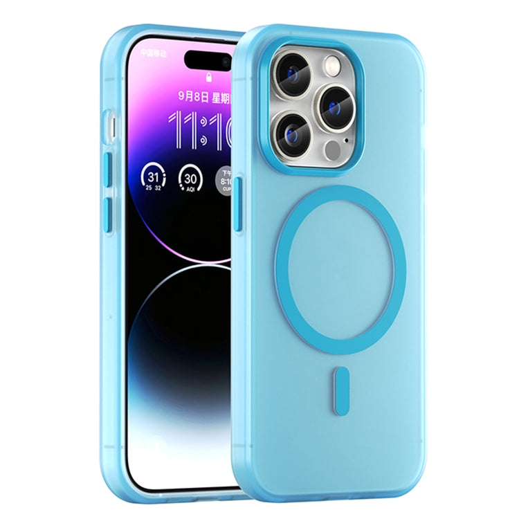 MagSafe Frosted Translucent TPU + PC Full Coverage Phone Case, For iPhone 15, For iPhone 14 Plus, For iPhone 14, For iPhone 14 Pro, For iPhone 14 Pro Max