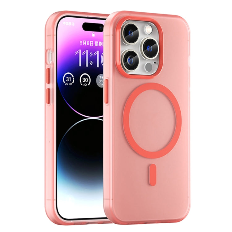 MagSafe Frosted Translucent TPU + PC Full Coverage Phone Case, For iPhone 15, For iPhone 14 Plus, For iPhone 14, For iPhone 14 Pro, For iPhone 14 Pro Max
