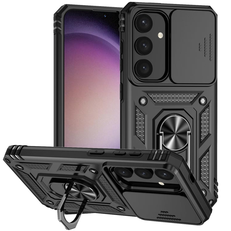 Sliding Camshield Holder Phone Case, For Samsung Galaxy S24 Ultra 5G, For Samsung Galaxy S24+ 5G, For Samsung Galaxy S24 5G