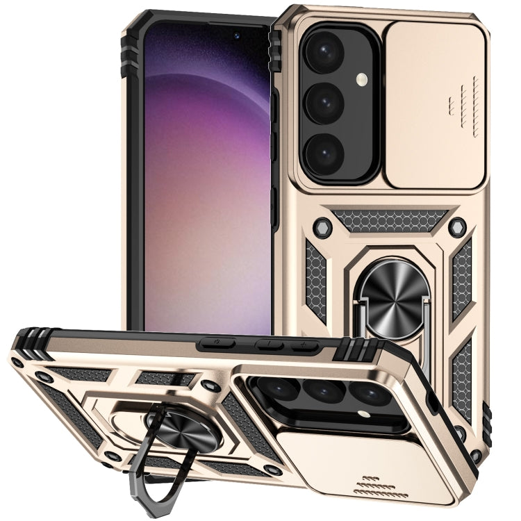 Sliding Camshield Holder Phone Case, For Samsung Galaxy S24 Ultra 5G, For Samsung Galaxy S24+ 5G, For Samsung Galaxy S24 5G