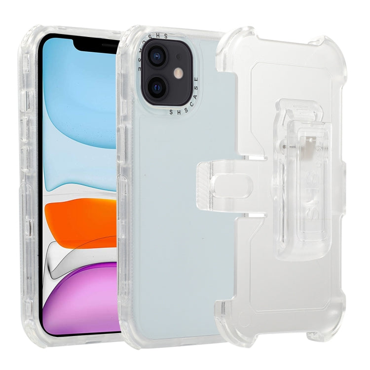 Frosted PC+TPU Phone Case with Back Clip, For iPhone 11 Pro Max, For iPhone 11, For iPhone 11 Pro