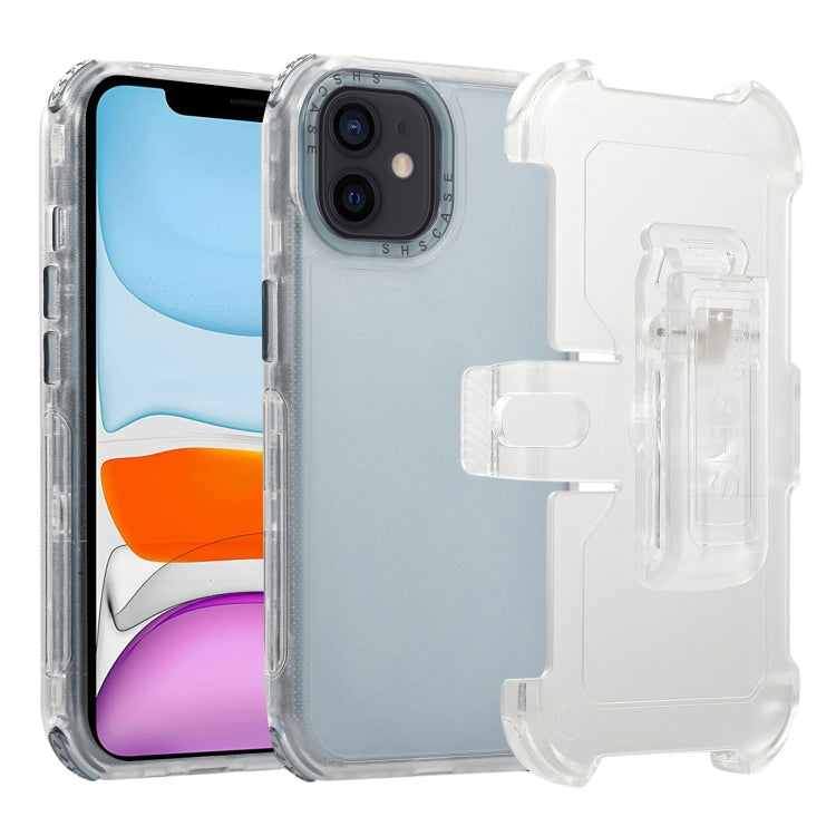 Frosted PC+TPU Phone Case with Back Clip, For iPhone 11 Pro Max, For iPhone 11, For iPhone 11 Pro