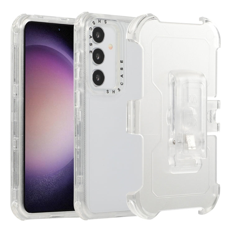 Frosted PC+TPU Phone Case with Back Clip, For Samsung Galaxy S24 Ultra 5G, For Samsung Galaxy S24+ 5G, For Samsung Galaxy S24 5G