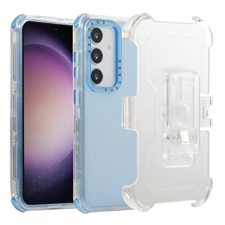 Frosted PC+TPU Phone Case with Back Clip, For Samsung Galaxy S24 Ultra 5G, For Samsung Galaxy S24+ 5G, For Samsung Galaxy S24 5G