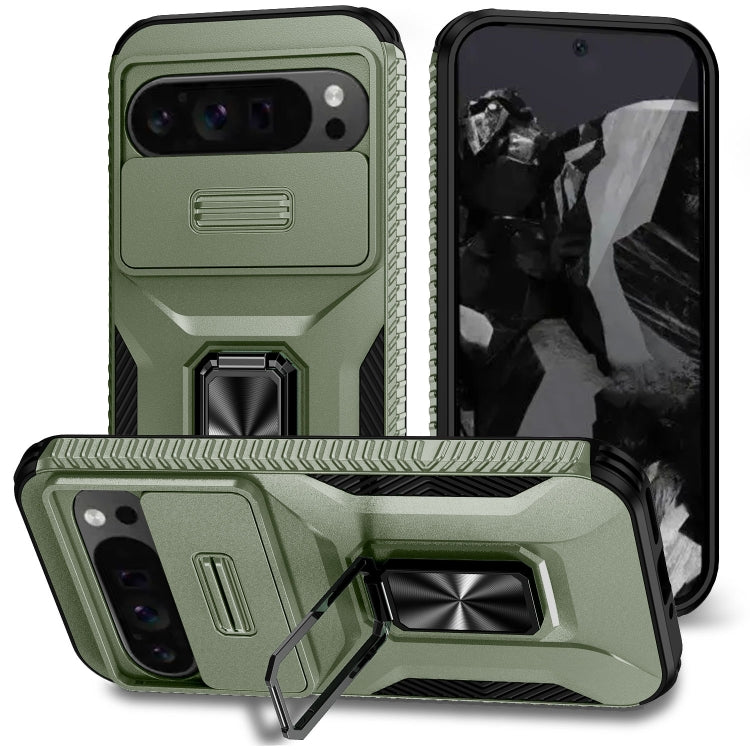 Sliding Camshield Holder Phone Case, For Google Pixel 11 Pro XL / 10 Pro XL, For Google Pixel 11 / 11 Pro / 10 Pro, For Google Pixel 10a, For Google Pixel 9a, For Google Pixel 7a