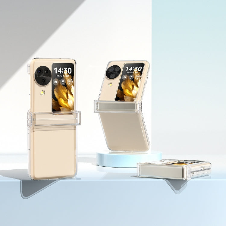 TPU+PC Transparent Phone Case, For OPPO Find N3 Flip