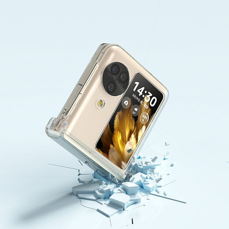 TPU+PC Transparent Phone Case, For OPPO Find N3 Flip
