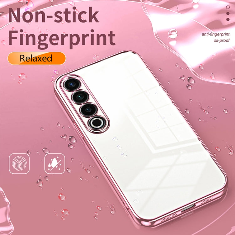 Transparent Plating Fine Hole Phone Case, For Meizu 20 Pro, For Meizu 18 Pro / 18s Pro, For Meizu 18 / 18s