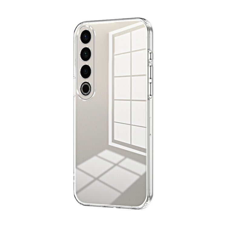 Transparent Plating Fine Hole Phone Case, For Meizu 20 Pro, For Meizu 18 Pro / 18s Pro, For Meizu 18 / 18s