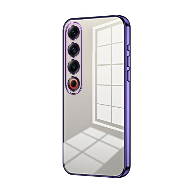 Transparent Plating Fine Hole Phone Case, For Meizu Note 16, For Meizu Note 16 Pro, For Meizu 21 Note, For Meizu 21 Pro, For Meizu 21, For Meizu 20