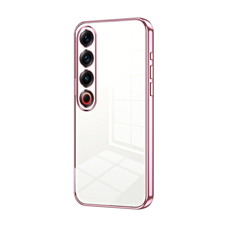 Transparent Plating Fine Hole Phone Case, For Meizu Note 16, For Meizu Note 16 Pro, For Meizu 21 Note, For Meizu 21 Pro, For Meizu 21, For Meizu 20