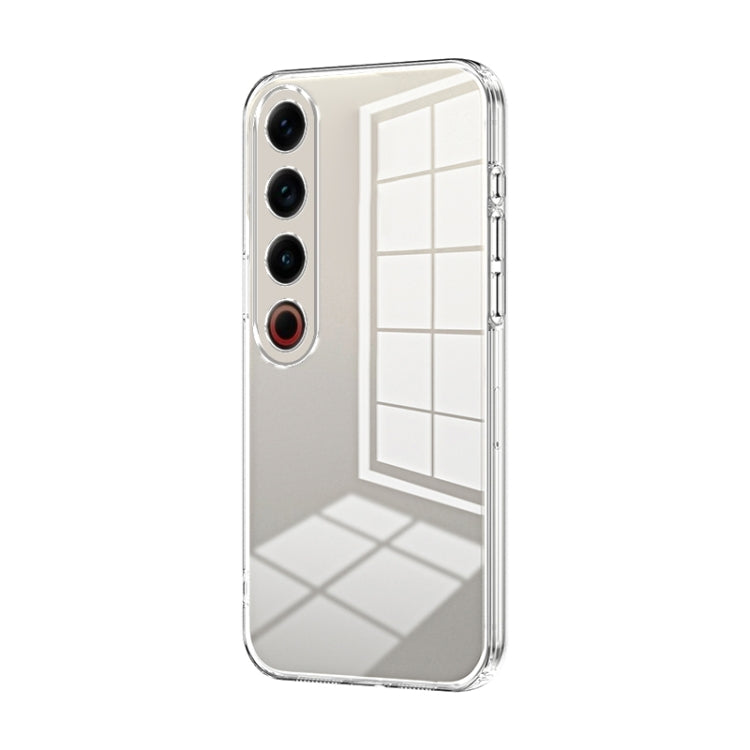 Transparent Plating Fine Hole Phone Case, For Meizu Note 16, For Meizu Note 16 Pro, For Meizu 21 Note, For Meizu 21 Pro, For Meizu 21, For Meizu 20