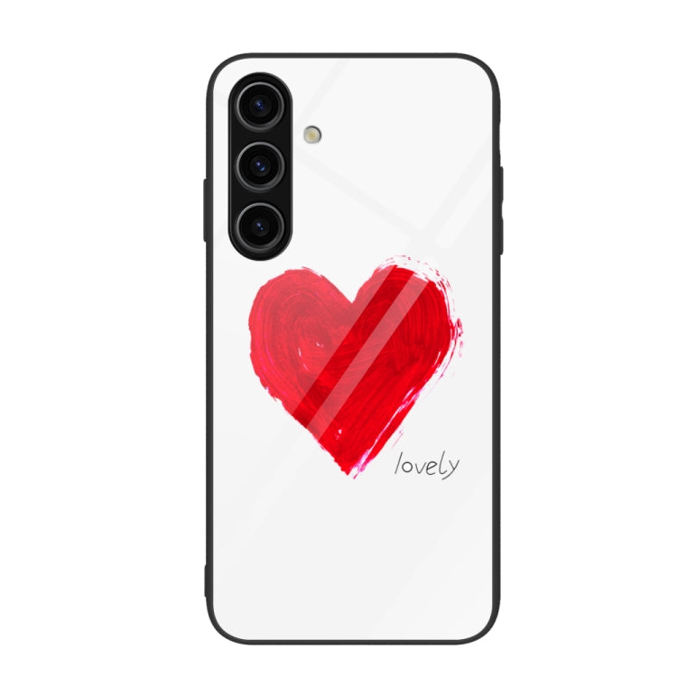Colorful Painted Glass Phone Case, For Samsung Galaxy S24+ 5G, For Samsung Galaxy S24 5G, For Samsung Galaxy A15 4G