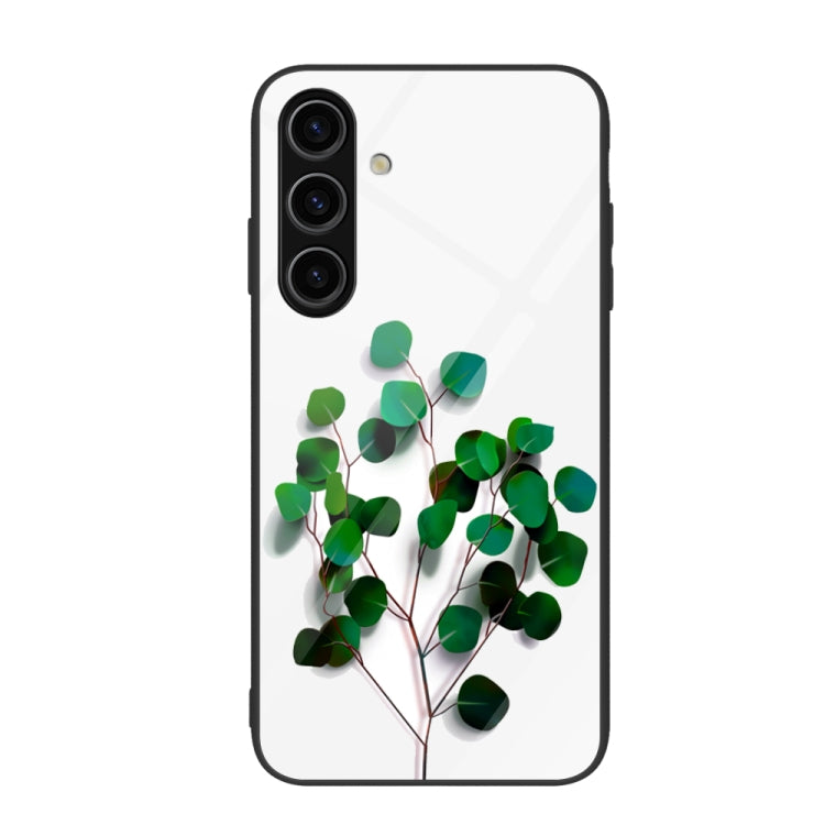 Colorful Painted Glass Phone Case, For Samsung Galaxy S24+ 5G, For Samsung Galaxy S24 5G, For Samsung Galaxy A15 4G