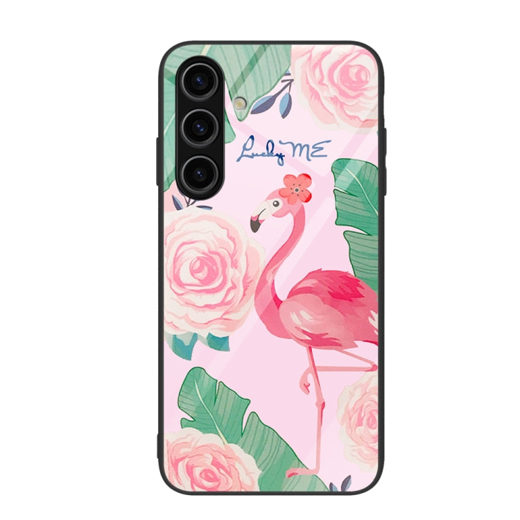 Colorful Painted Glass Phone Case, For Samsung Galaxy S24+ 5G, For Samsung Galaxy S24 5G, For Samsung Galaxy A15 4G