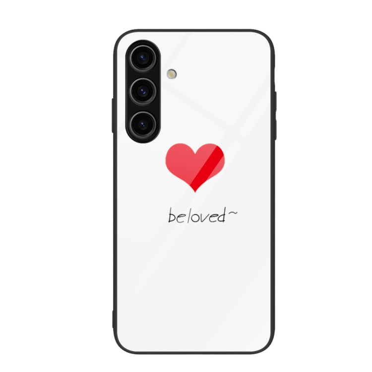 Colorful Painted Glass Phone Case, For Samsung Galaxy S24+ 5G, For Samsung Galaxy S24 5G, For Samsung Galaxy A15 4G