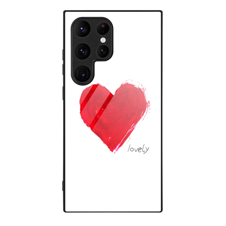 Colorful Painted Glass Phone Case, For Samsung Galaxy A55 5G, For Samsung Galaxy A35 5G, For Samsung Galaxy S24 Ultra 5G