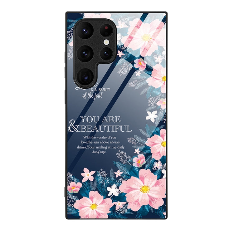 Colorful Painted Glass Phone Case, For Samsung Galaxy A55 5G, For Samsung Galaxy A35 5G, For Samsung Galaxy S24 Ultra 5G