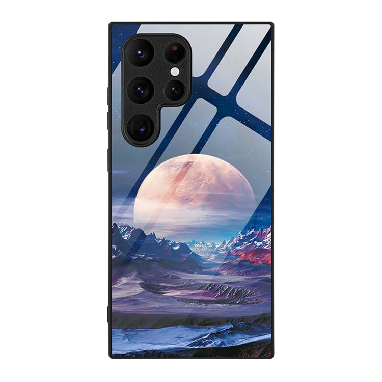Colorful Painted Glass Phone Case, For Samsung Galaxy A55 5G, For Samsung Galaxy A35 5G, For Samsung Galaxy S24 Ultra 5G