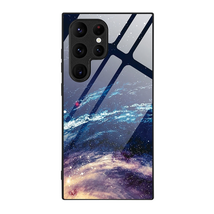 Colorful Painted Glass Phone Case, For Samsung Galaxy A55 5G, For Samsung Galaxy A35 5G, For Samsung Galaxy S24 Ultra 5G