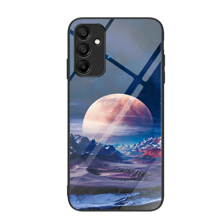 Colorful Painted Glass Phone Case, For Samsung Galaxy S24+ 5G, For Samsung Galaxy S24 5G, For Samsung Galaxy A15 4G