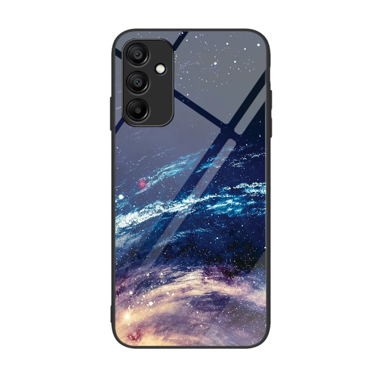 Colorful Painted Glass Phone Case, For Samsung Galaxy S24+ 5G, For Samsung Galaxy S24 5G, For Samsung Galaxy A15 4G