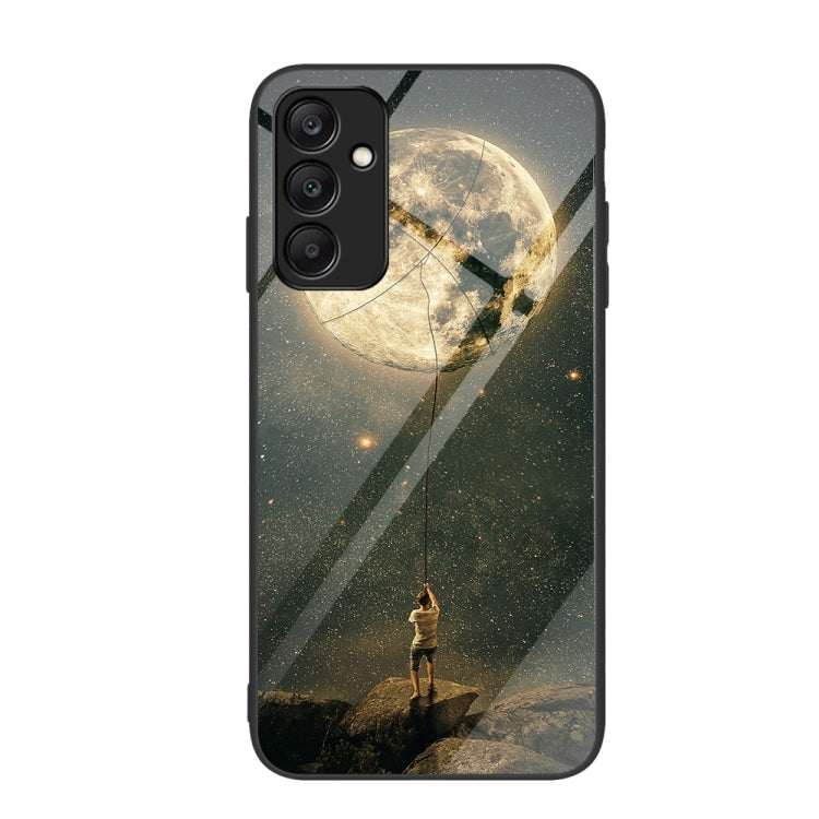 Colorful Painted Glass Phone Case, For Samsung Galaxy A25 5G