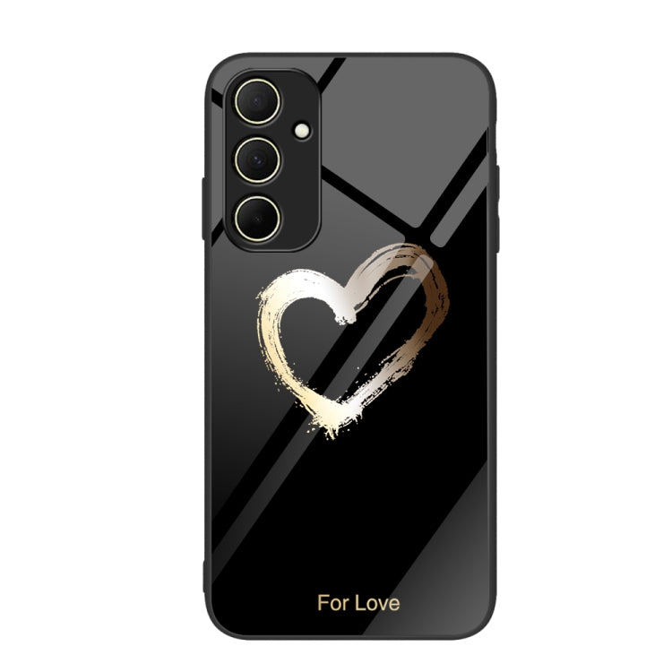 Colorful Painted Glass Phone Case, For Samsung Galaxy A55 5G, For Samsung Galaxy A35 5G, For Samsung Galaxy S24 Ultra 5G