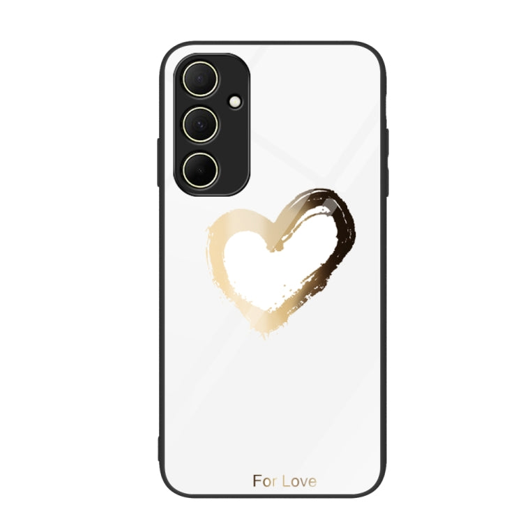 Colorful Painted Glass Phone Case, For Samsung Galaxy A55 5G, For Samsung Galaxy A35 5G, For Samsung Galaxy S24 Ultra 5G