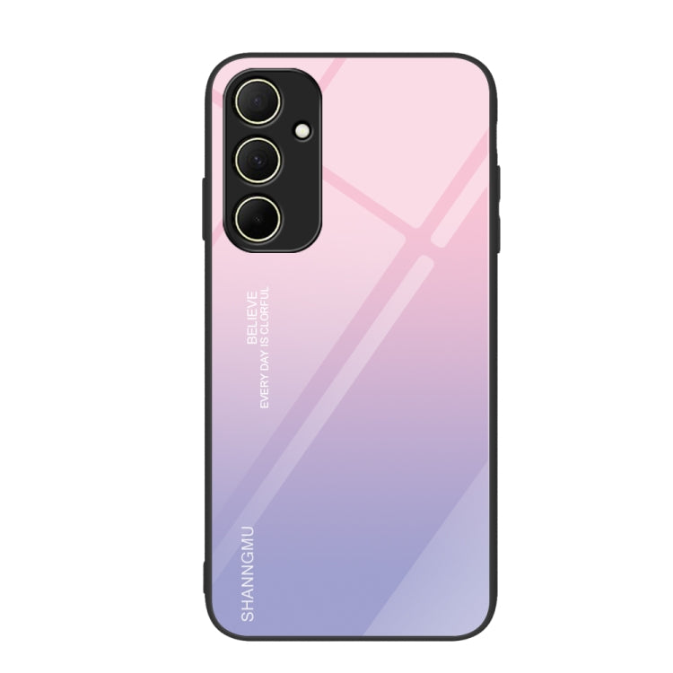 Colorful Painted Glass Phone Case, For Samsung Galaxy A55 5G, For Samsung Galaxy A35 5G, For Samsung Galaxy S24 Ultra 5G