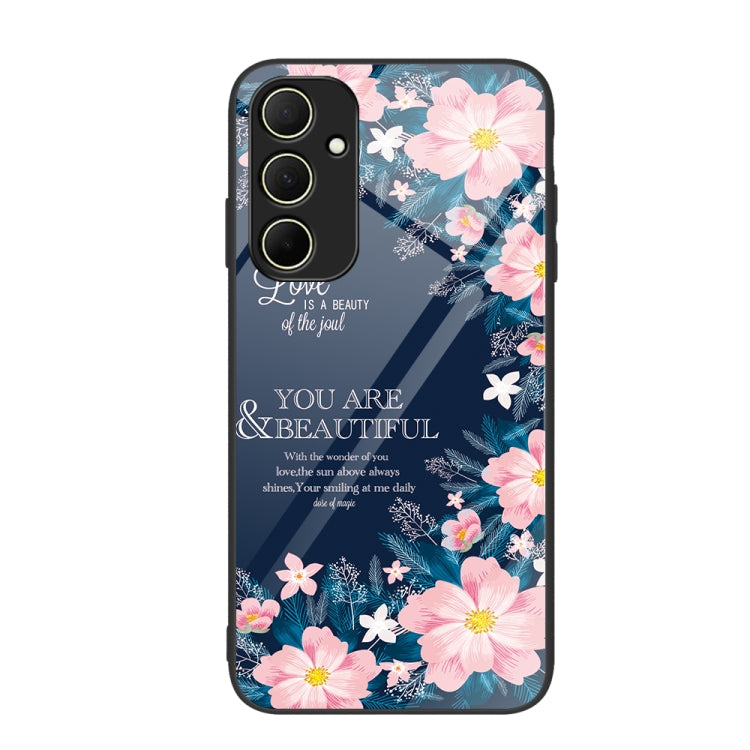 Colorful Painted Glass Phone Case, For Samsung Galaxy A55 5G, For Samsung Galaxy A35 5G, For Samsung Galaxy S24 Ultra 5G