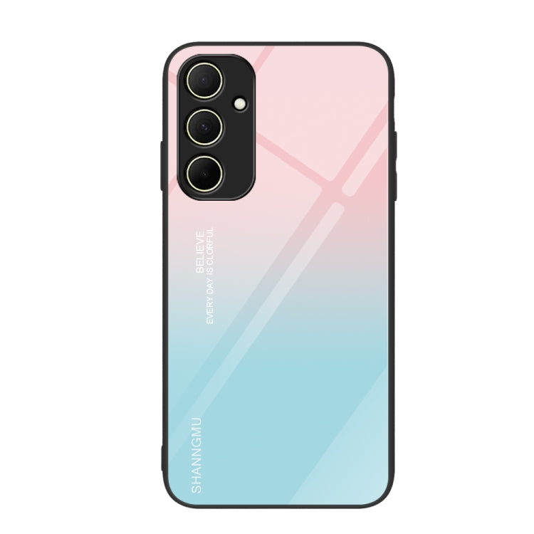 Colorful Painted Glass Phone Case, For Samsung Galaxy A55 5G, For Samsung Galaxy A35 5G, For Samsung Galaxy S24 Ultra 5G