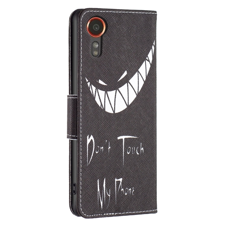 Colored Drawing Pattern Leather Phone Case, For Samsung Galaxy Xcover 7