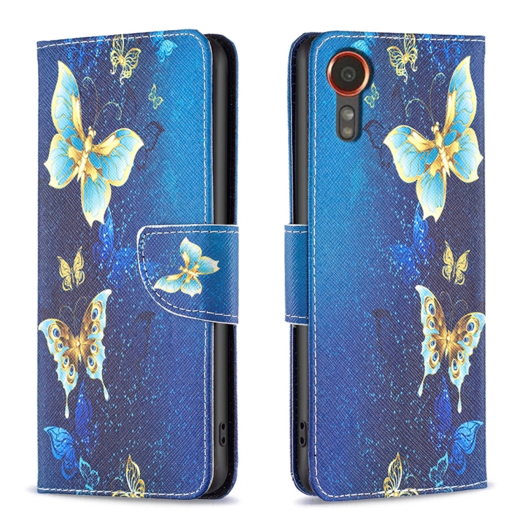 Colored Drawing Pattern Leather Phone Case, For Samsung Galaxy Xcover 7