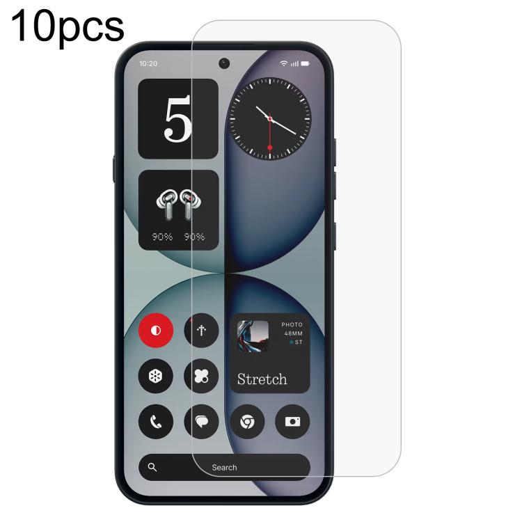 10pcs 0.26mm 9H 2.5D Tempered Glass Film, For Nothing Phone 4a Pro, For Nothing Phone 4a, For Nothing Phone 3, For Nothing CMF Phone 2 Pro, For Nothing Phone 3a, For Nothing Phone 3a Pro, For Nothing Phone 2a Plus, For Nothing CMF Phone 1              ...