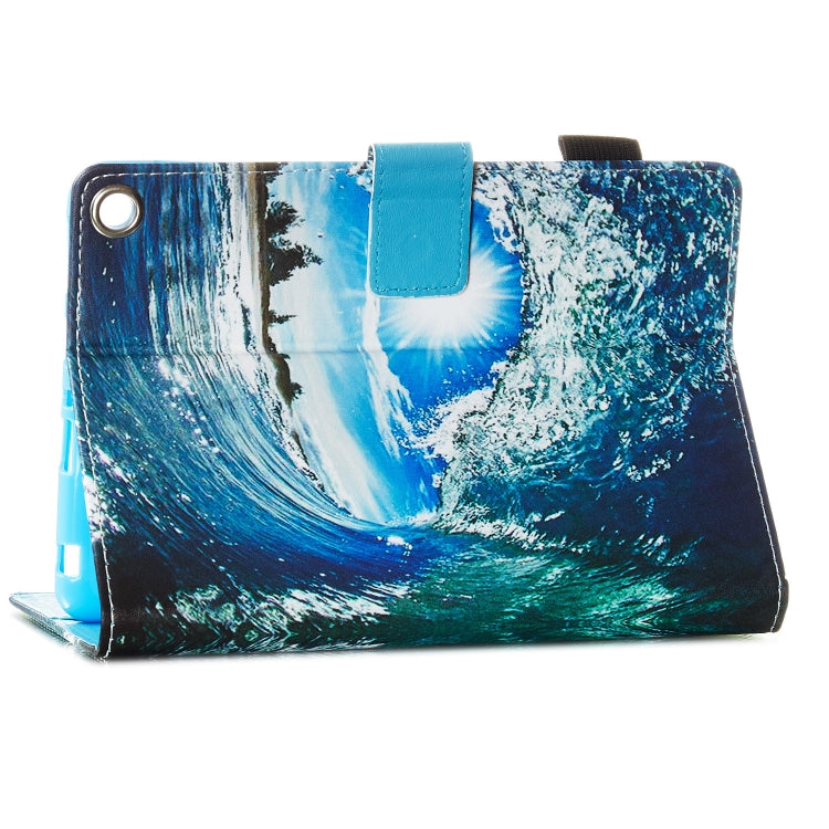 Flat Texture Flat Leather Case with Card Slot & Wallet & Holder & Sleep / Wake-up Function, For Amazon Kindle Fire HD 8 (2020)