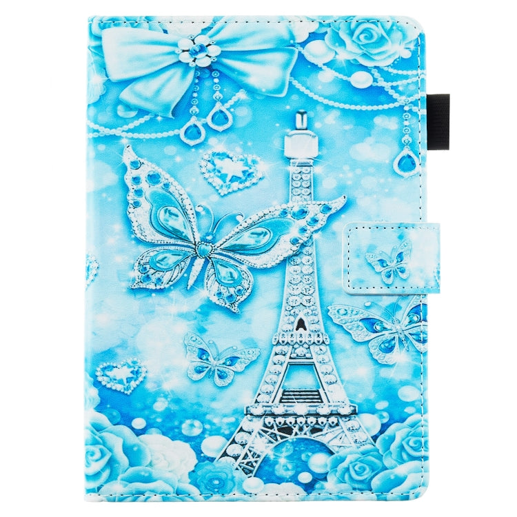 Flat Texture Flat Leather Case with Card Slot & Wallet & Holder & Sleep / Wake-up Function, For Amazon Kindle Fire HD 8 (2020)
