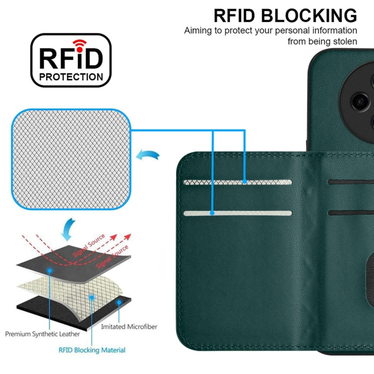 Rhombic Texture Card Bag RFID Phone Case with Long Lanyard, For OPPO A3 Pro 5G, For OPPO Reno11 F Thai Version, For OPPO F25 Pro 5G India, For OPPO Reno11 Global, For OPPO Reno11 Pro Global, For OPPO A38 4G / A18 4G, For OPPO A58 4G, For OPPO Reno10 5G