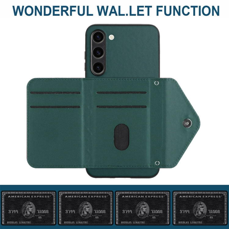 Rhombic Texture Card Bag RFID Phone Case with Long Lanyard, For Samsung Galaxy S23 5G, For Samsung Galaxy A14 5G, For Samsung Galaxy A04 4G, For Samsung Galaxy A13 5G / A04s, For Samsung Galaxy S20 FE, For Samsung Galaxy A23, For Samsung Galaxy A53 5G ...