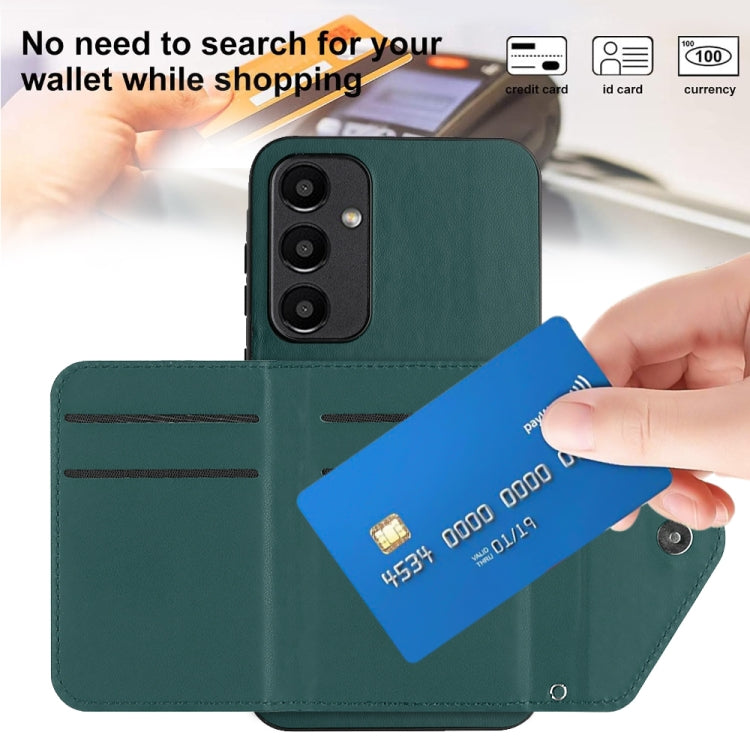 Rhombic Texture Card Bag RFID Phone Case with Long Lanyard, For Samsung Galaxy A55, For Samsung Galaxy A35, For Samsung Galaxy S24 Ultra 5G, For Samsung Galaxy S24+ 5G, For Samsung Galaxy S24 5G, For Samsung Galaxy A15, For Samsung Galaxy A05 4G       ...