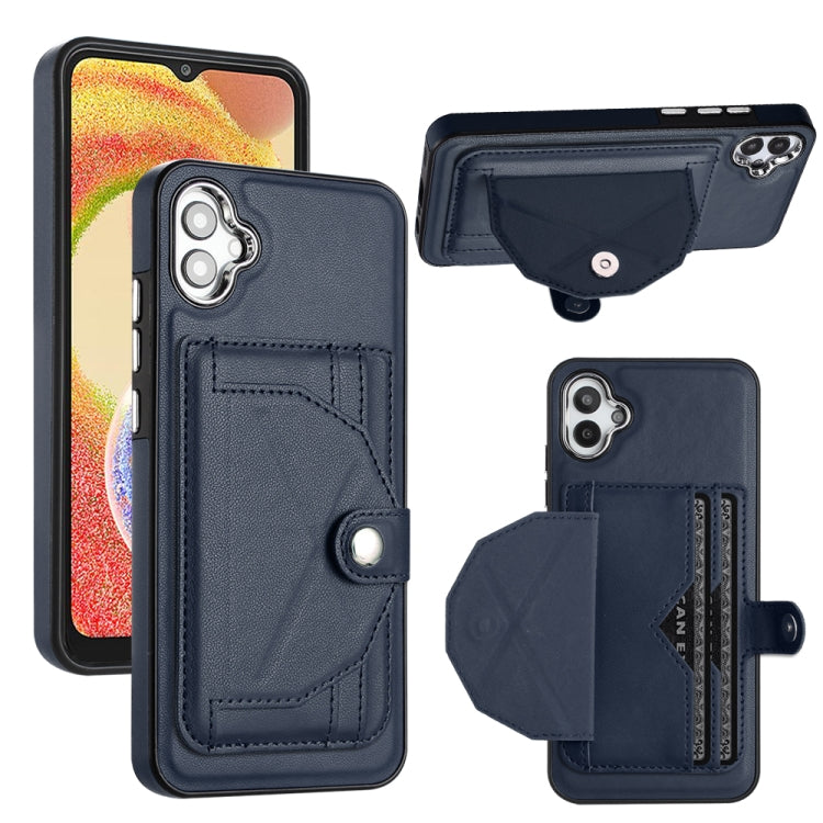 Shockproof Leather Phone Case with Card Holder, For Samsung Galaxy S24 Ultra 5G, For Samsung Galaxy S24+ 5G, For Samsung Galaxy S24 5G, For Samsung Galaxy A15, For Samsung Galaxy A05, For Samsung Galaxy A05s, For Samsung Galaxy A25 5G                  ...