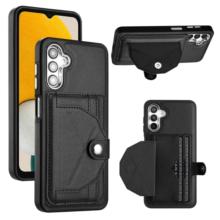 Shockproof Leather Phone Case with Card Holder, For Samsung Galaxy S24 Ultra 5G, For Samsung Galaxy S24+ 5G, For Samsung Galaxy S24 5G, For Samsung Galaxy A15, For Samsung Galaxy A05, For Samsung Galaxy A05s, For Samsung Galaxy A25 5G                  ...