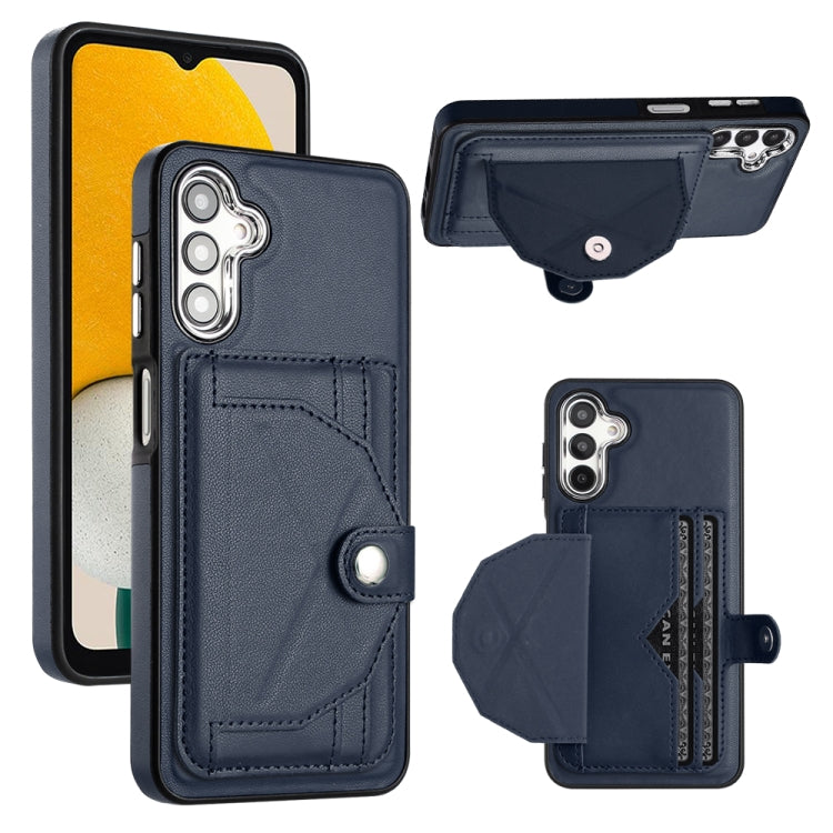 Shockproof Leather Phone Case with Card Holder, For Samsung Galaxy S24 Ultra 5G, For Samsung Galaxy S24+ 5G, For Samsung Galaxy S24 5G, For Samsung Galaxy A15, For Samsung Galaxy A05, For Samsung Galaxy A05s, For Samsung Galaxy A25 5G                  ...