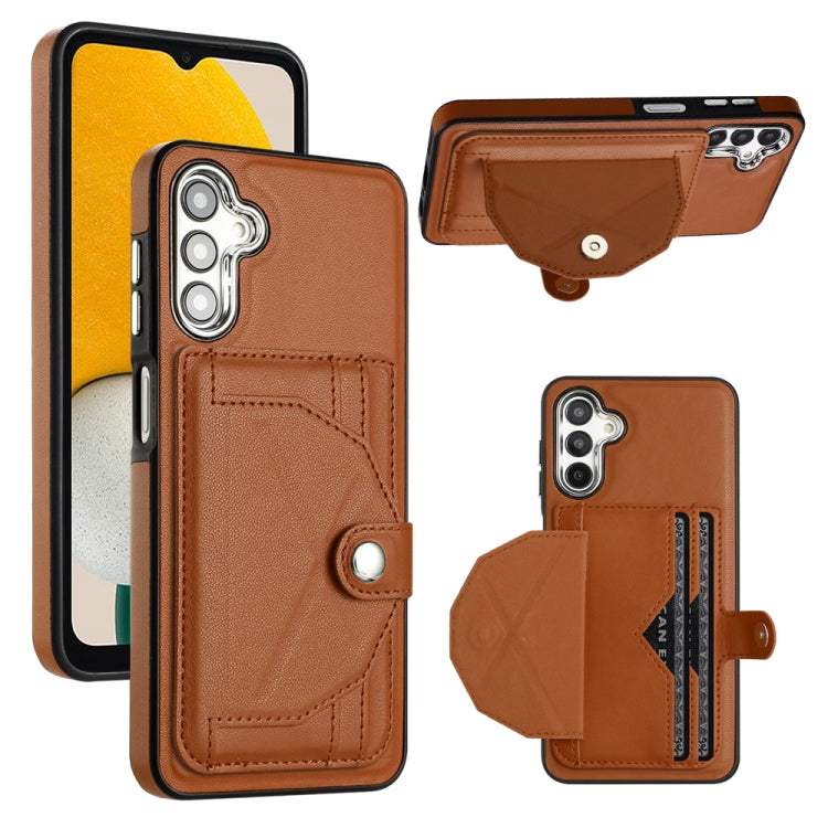 Shockproof Leather Phone Case with Card Holder, For Samsung Galaxy S24 Ultra 5G, For Samsung Galaxy S24+ 5G, For Samsung Galaxy S24 5G, For Samsung Galaxy A15, For Samsung Galaxy A05, For Samsung Galaxy A05s, For Samsung Galaxy A25 5G                  ...